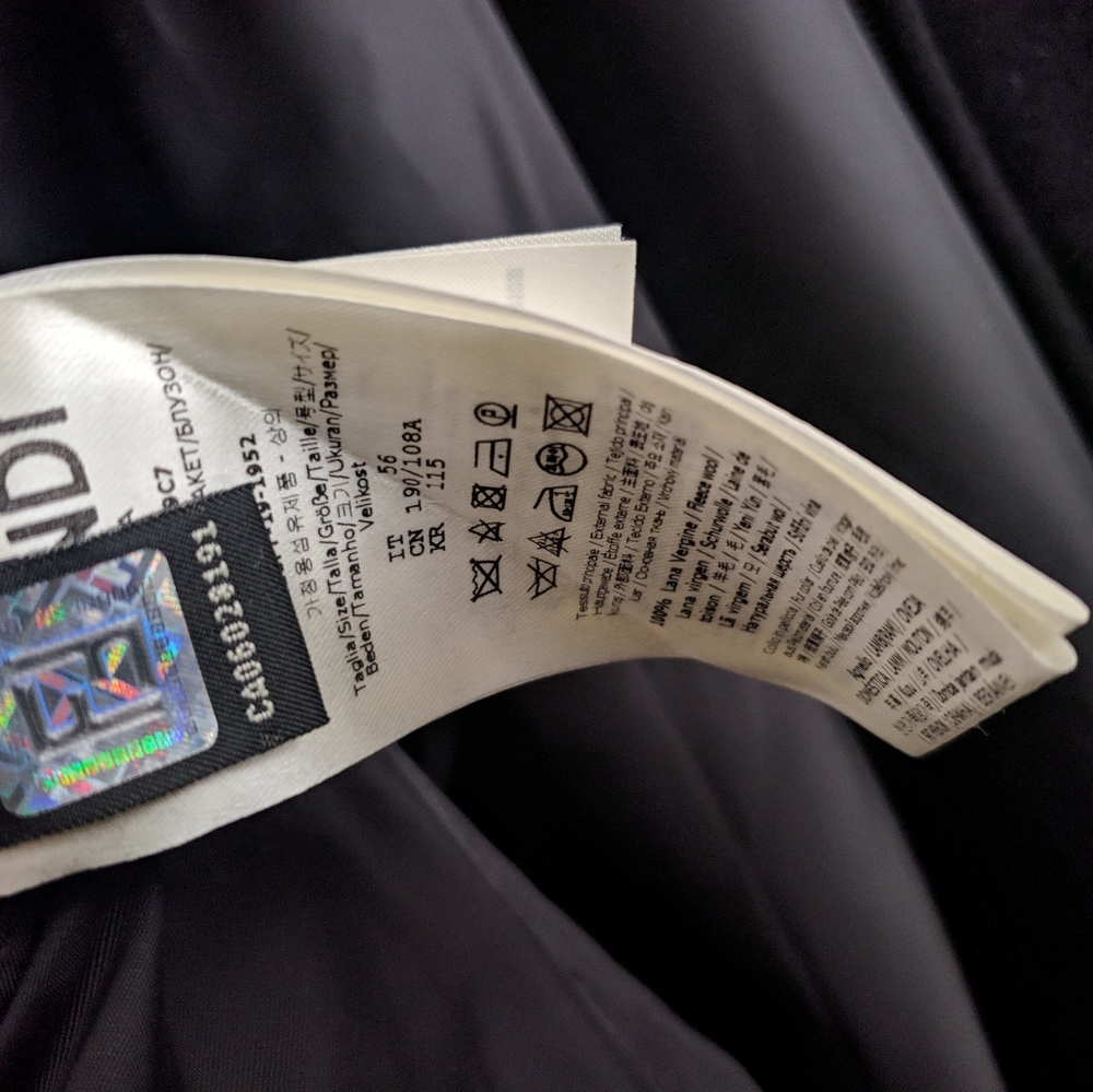 Fendi Wool and Sheepskin Collar Jacket - Picture 9 of 12